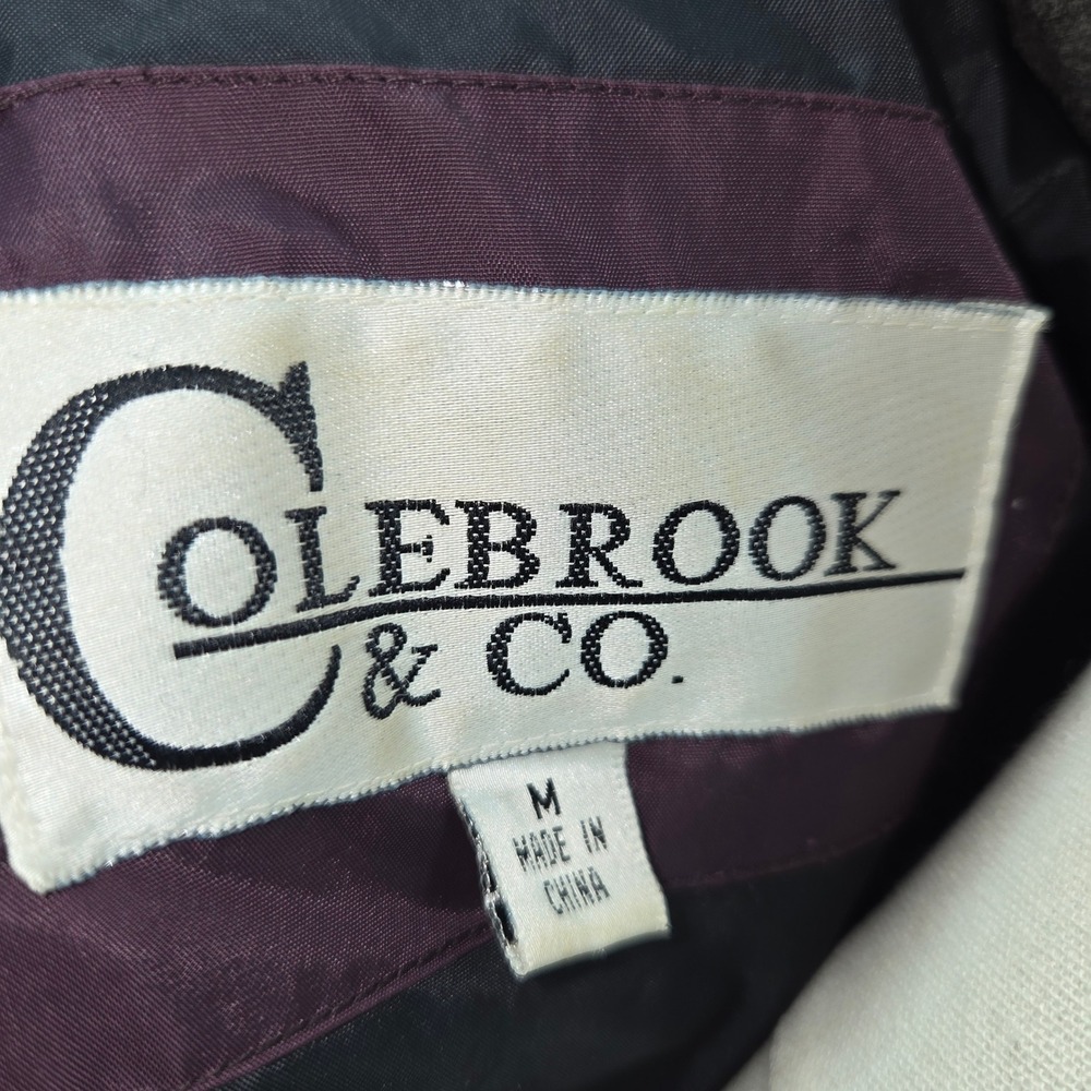 Colebrook & Co Puffer Coat Womens Purple Quilted‎ Duck Down fill Warm Outdoors M - Picture 7 of 15